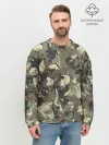 Мужской свитшот базовый / Камуфляж с костями