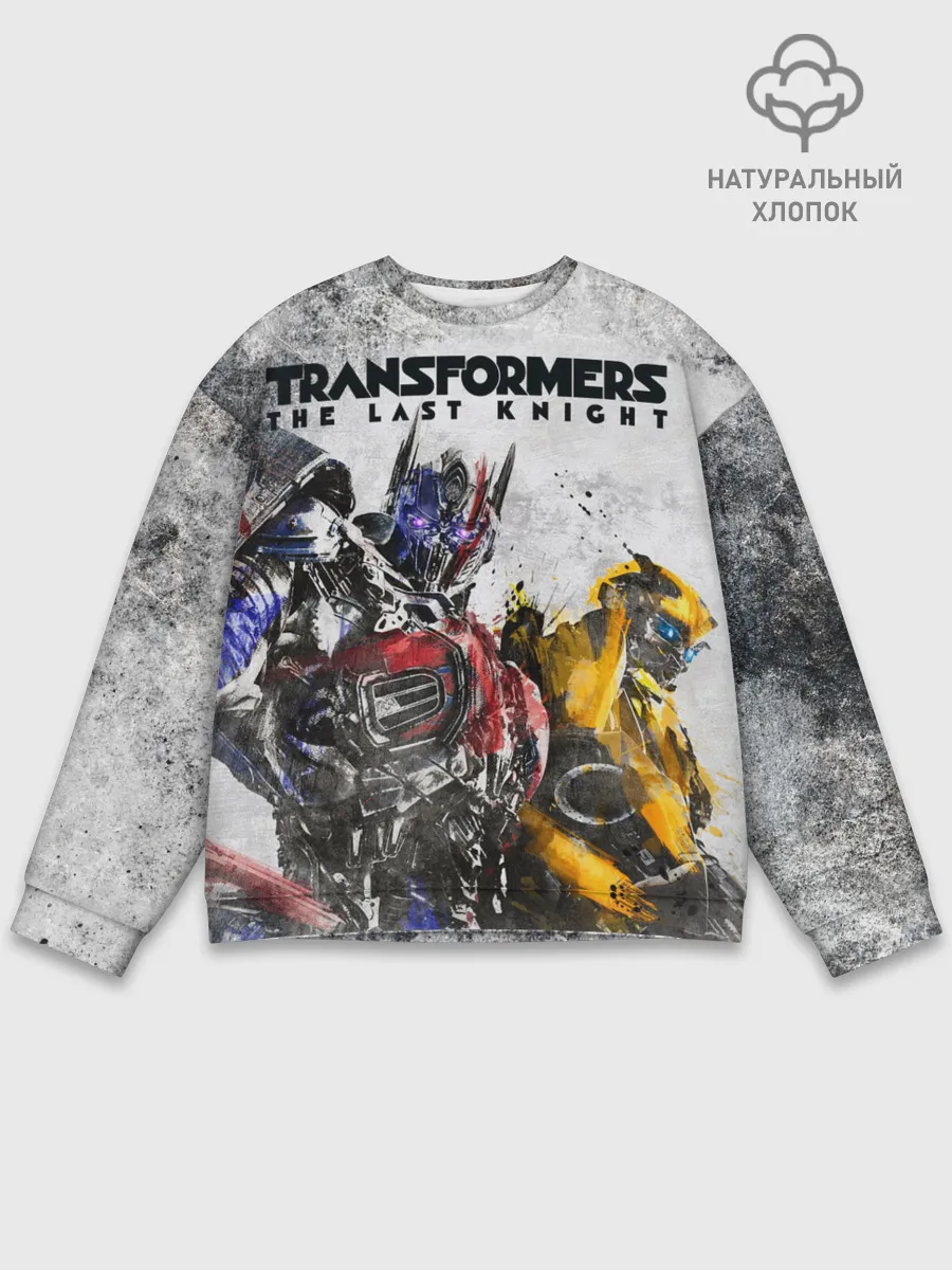 Мужской свитшот базовый / Оптимус и Бамблби
