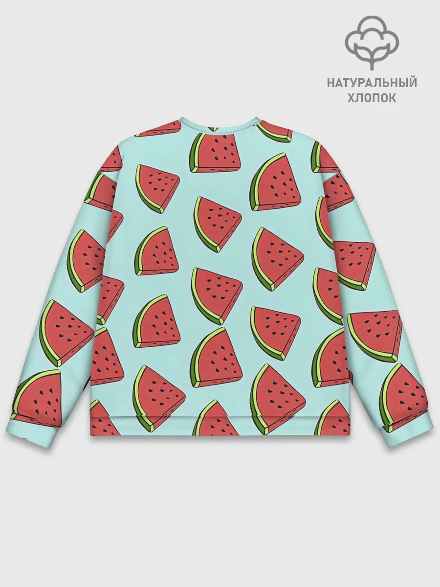 Мужской свитшот базовый / Дольки арбузов