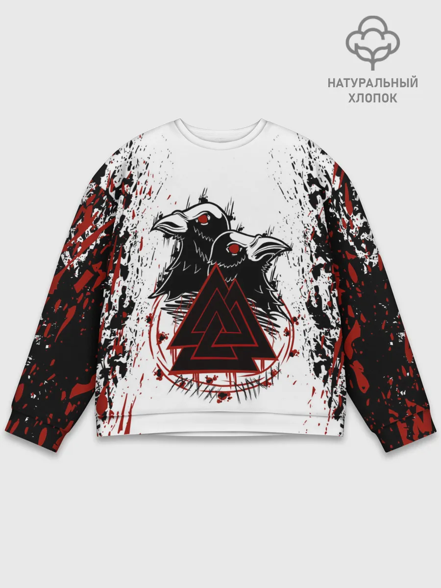 Мужской свитшот базовый / VALKNUT | RUNES