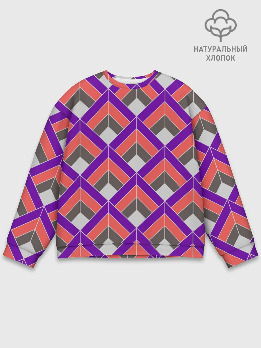 Мужской свитшот базовый / Шотландка / Plaid