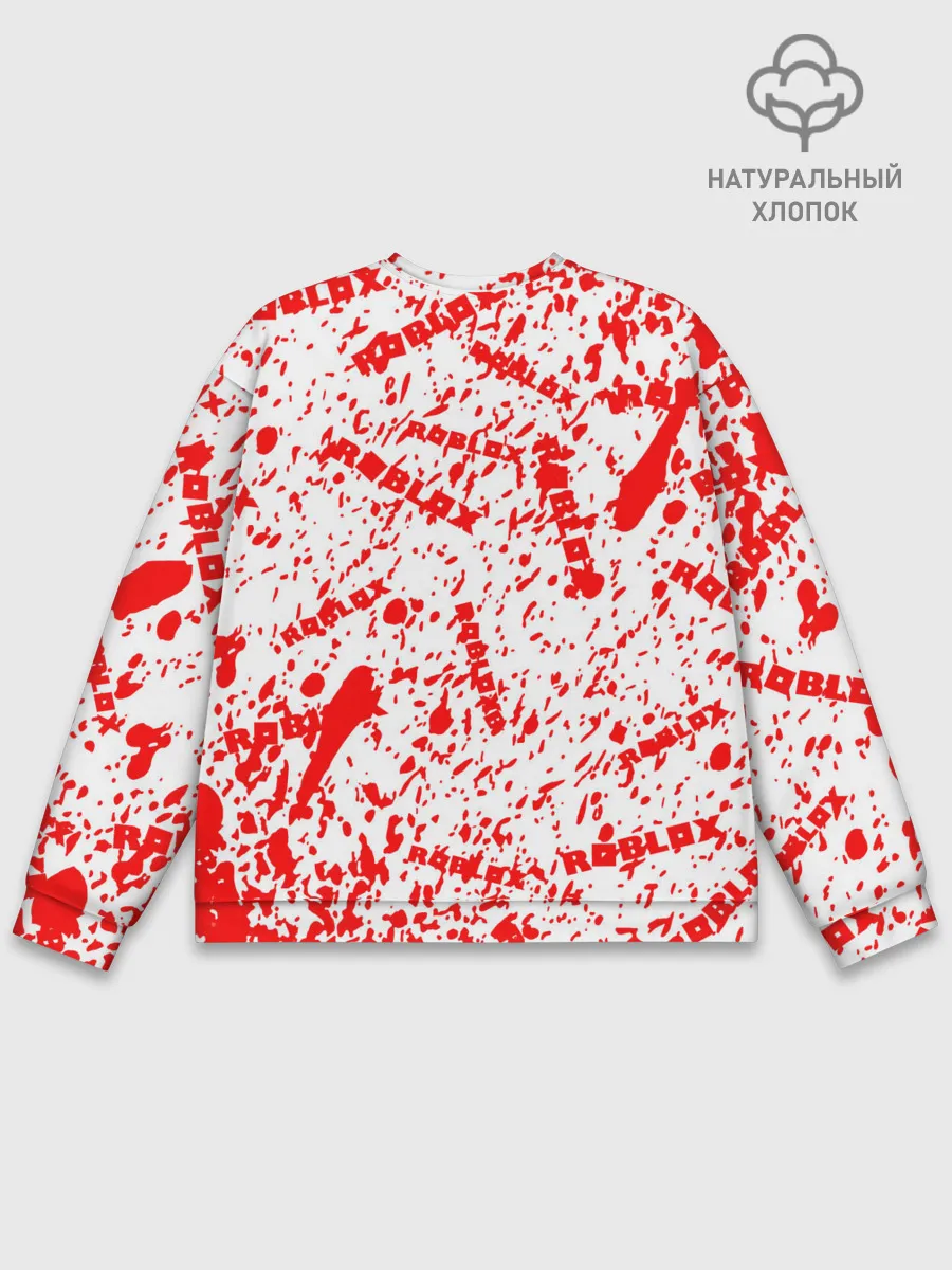 Мужской свитшот базовый / Roblox piggy/Свинка Пигги.