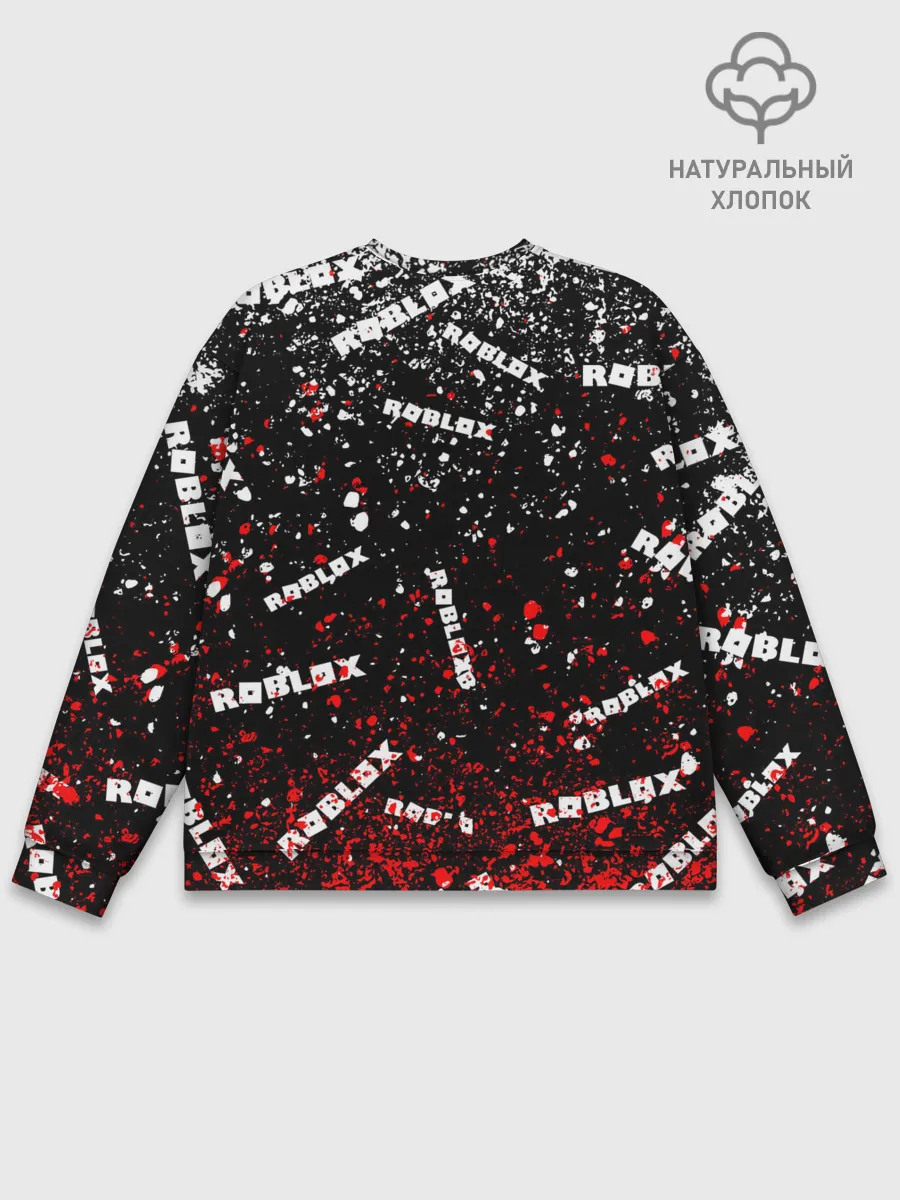 Мужской свитшот базовый / Roblox piggy/Свинка Пигги.