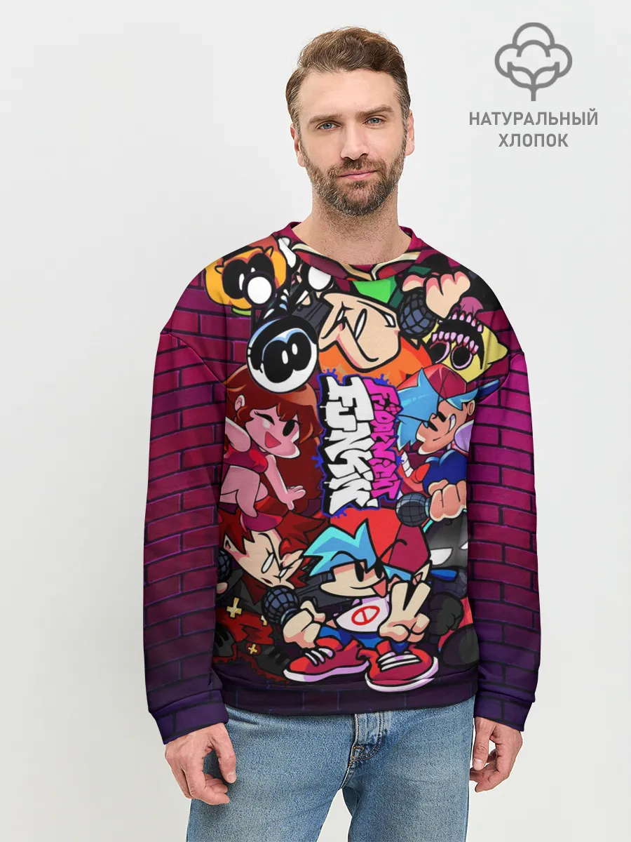 Мужской свитшот базовый / ВСЕ ПЕРСОНАЖИ ИЗ ИГРЫ