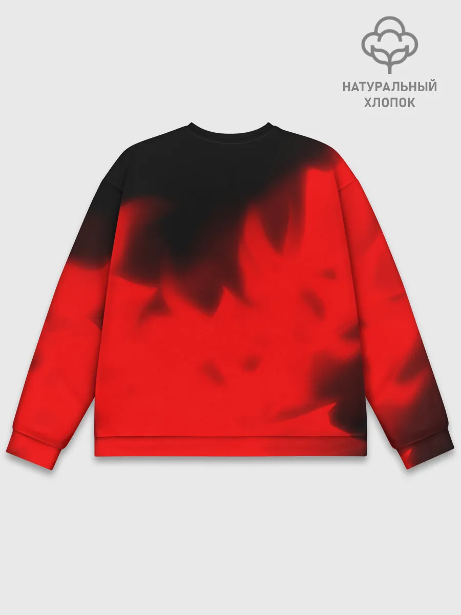 Мужской свитшот базовый / Поймет Только Русский - Огонь