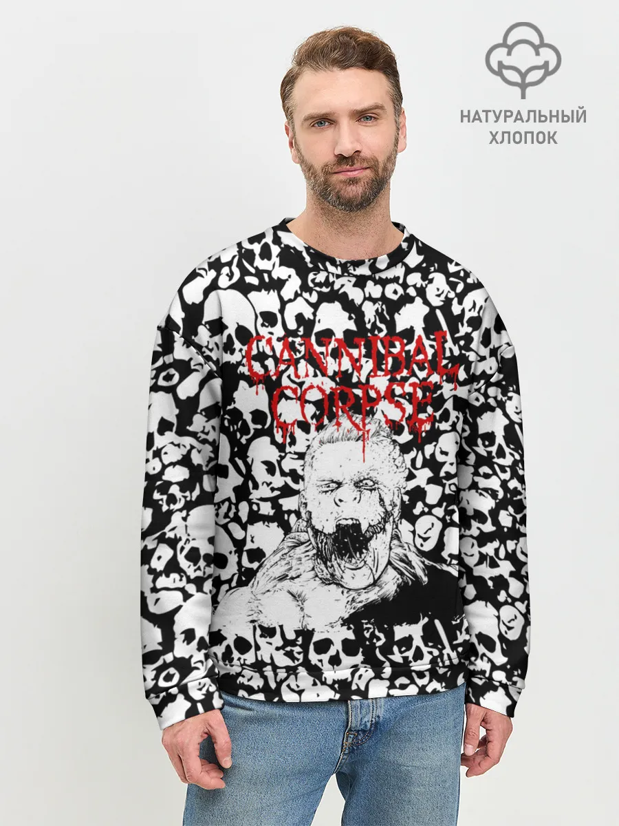 Мужской свитшот базовый / Cannibal Corpse | Труп Каннибала