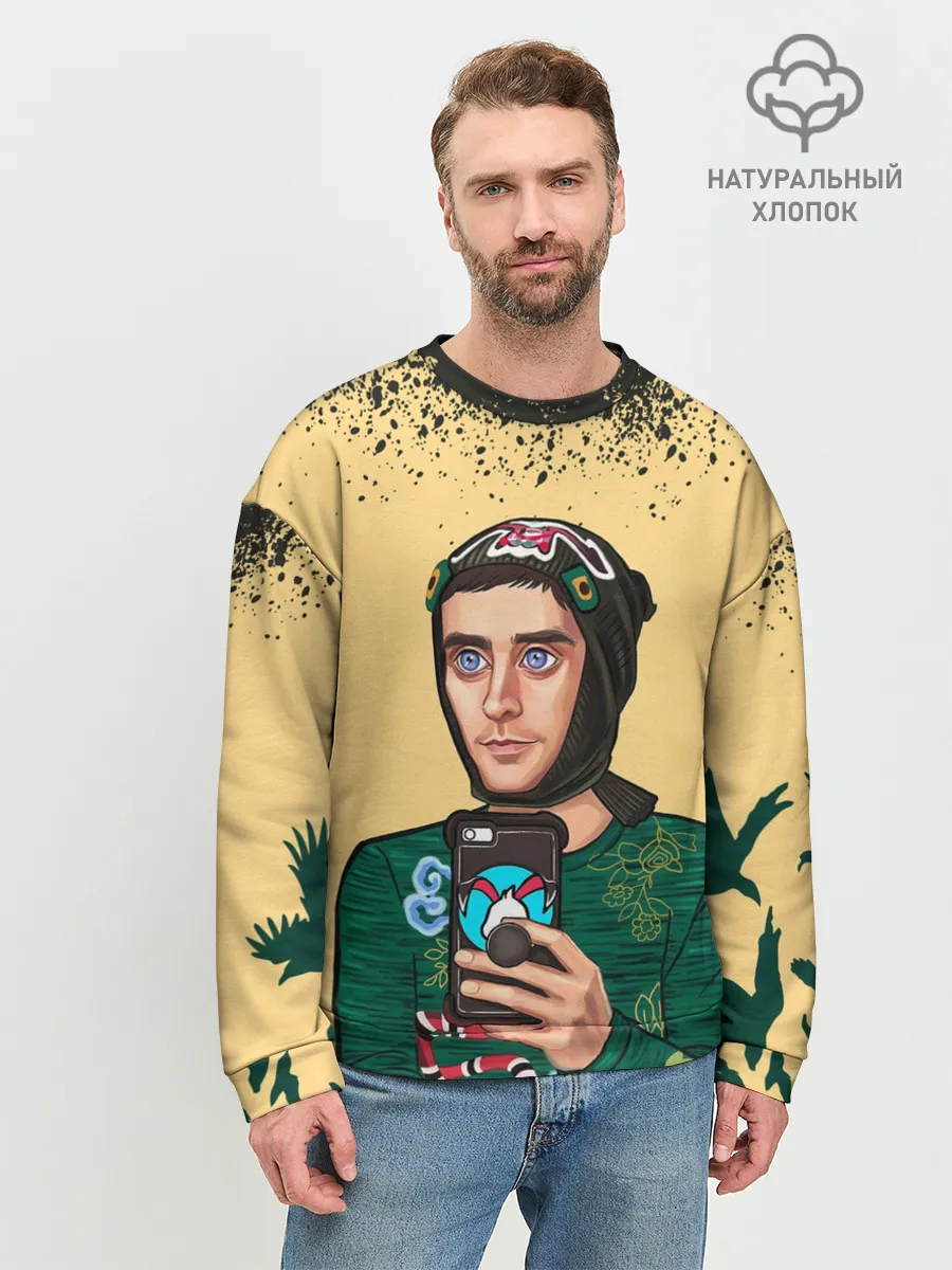 Мужской свитшот базовый / Джаред Лето | Jared Leto