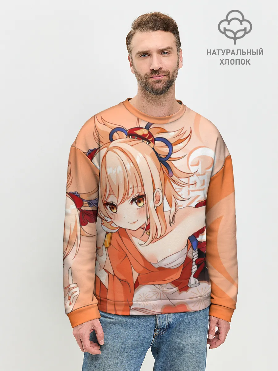 Мужской свитшот базовый / Genshin Impact, Ёимия