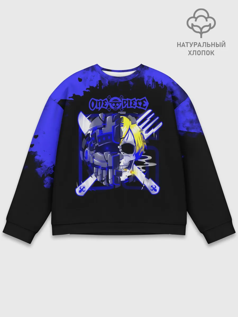 Мужской свитшот базовый / Винсмок Санджи One Piece