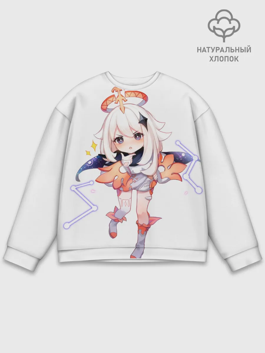 Мужской свитшот базовый / Паймон из Genshin Impact