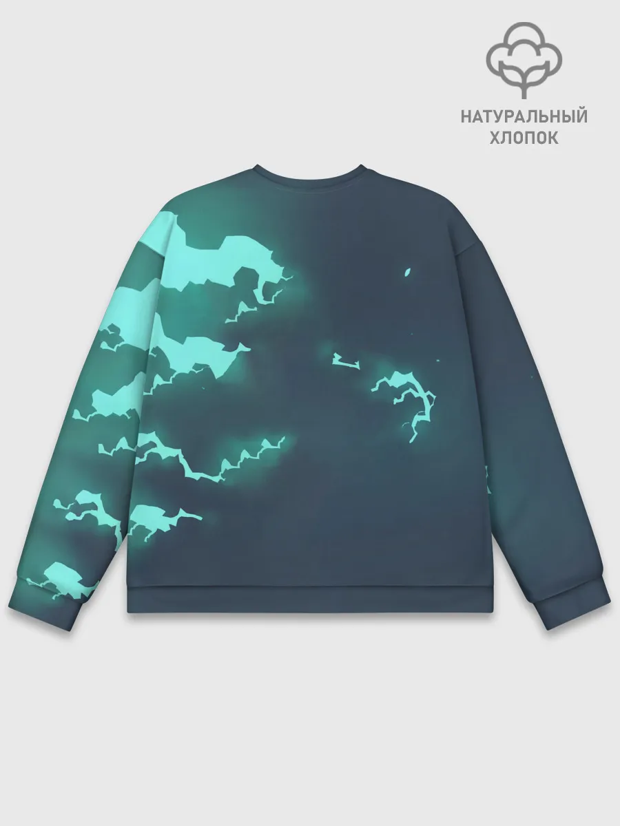 Мужской свитшот базовый / Эш с Пикачу