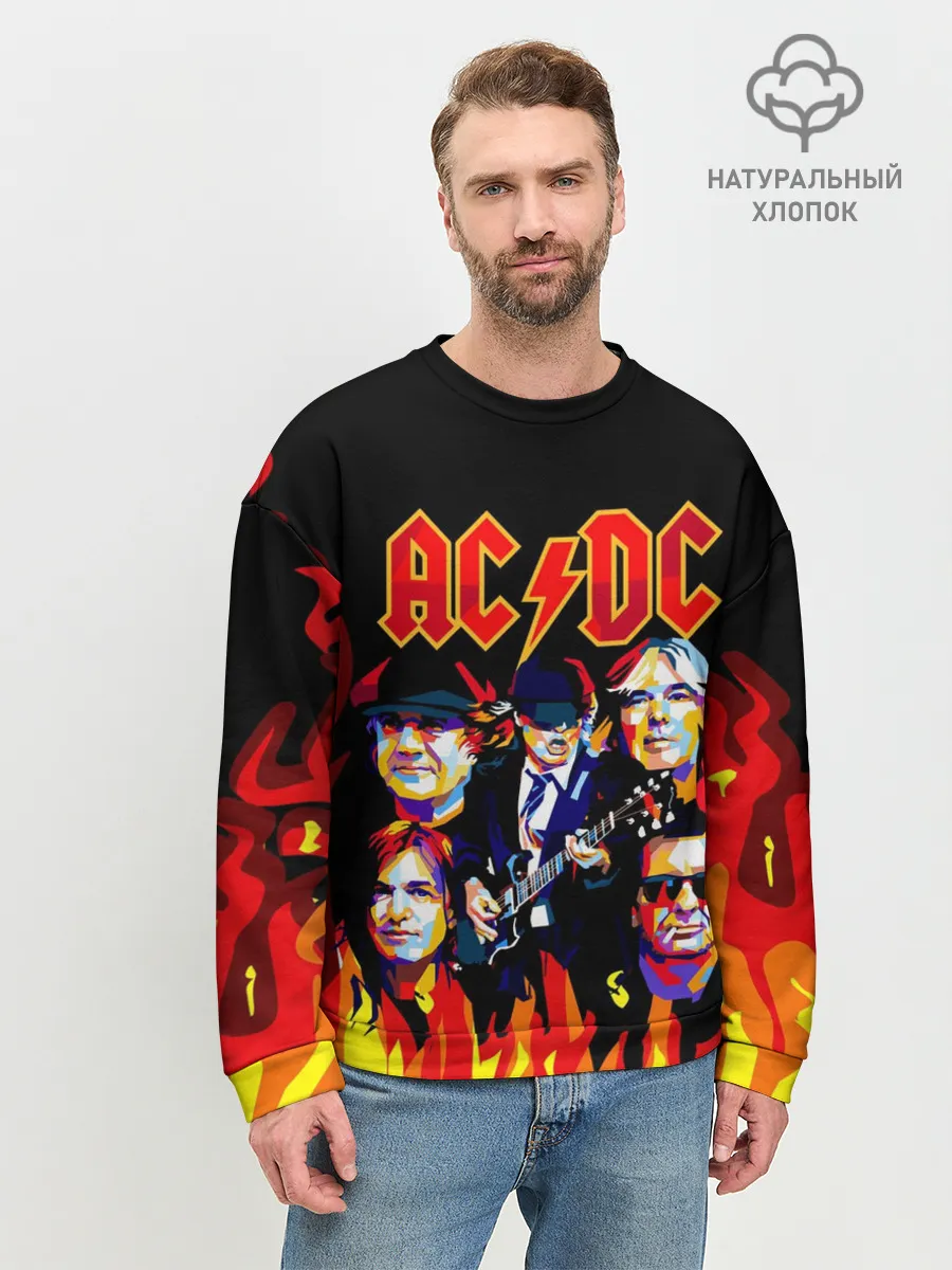 Мужской свитшот базовый / AC DC HIGHWAY TO HELL