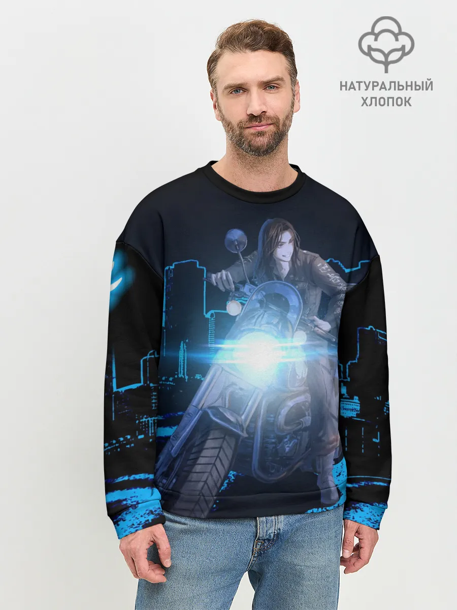Мужской свитшот базовый / Баджи На Байке
