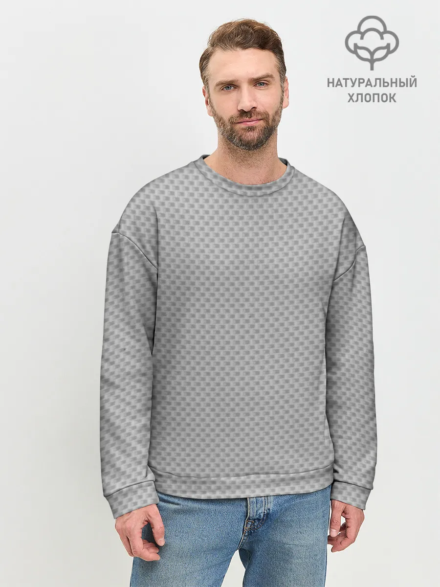 Мужской свитшот базовый / GRAY CARBON