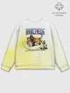 Мужской свитшот базовый / One Piece пираты Соломенной Шляпы