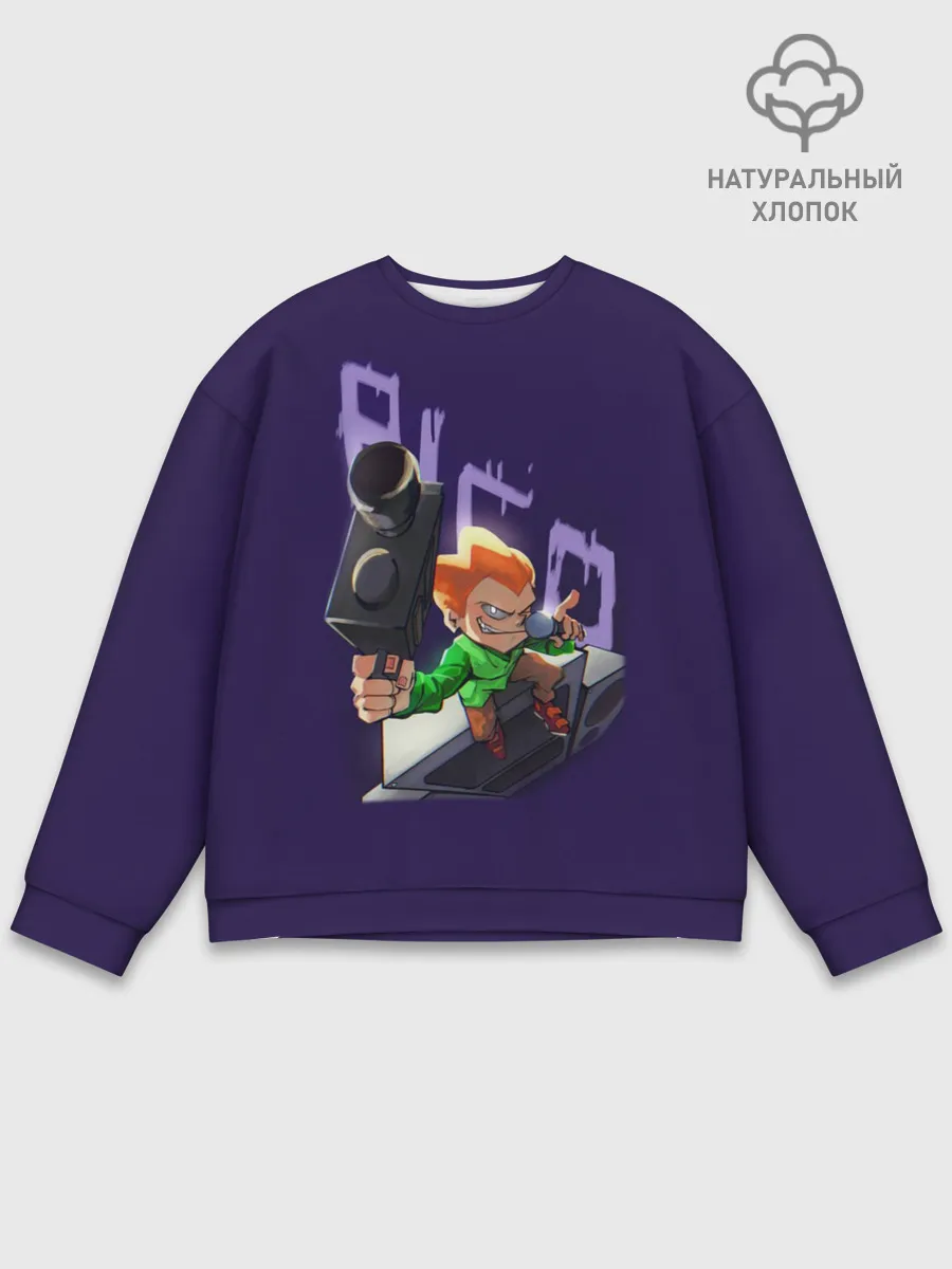 Мужской свитшот базовый / Friday Night Funkin | PICO