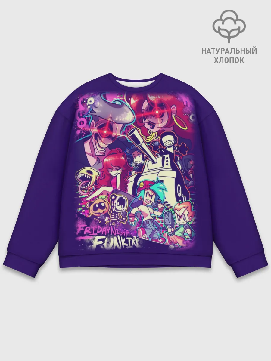 Мужской свитшот базовый / ПЕРСОНАЖИ FNF
