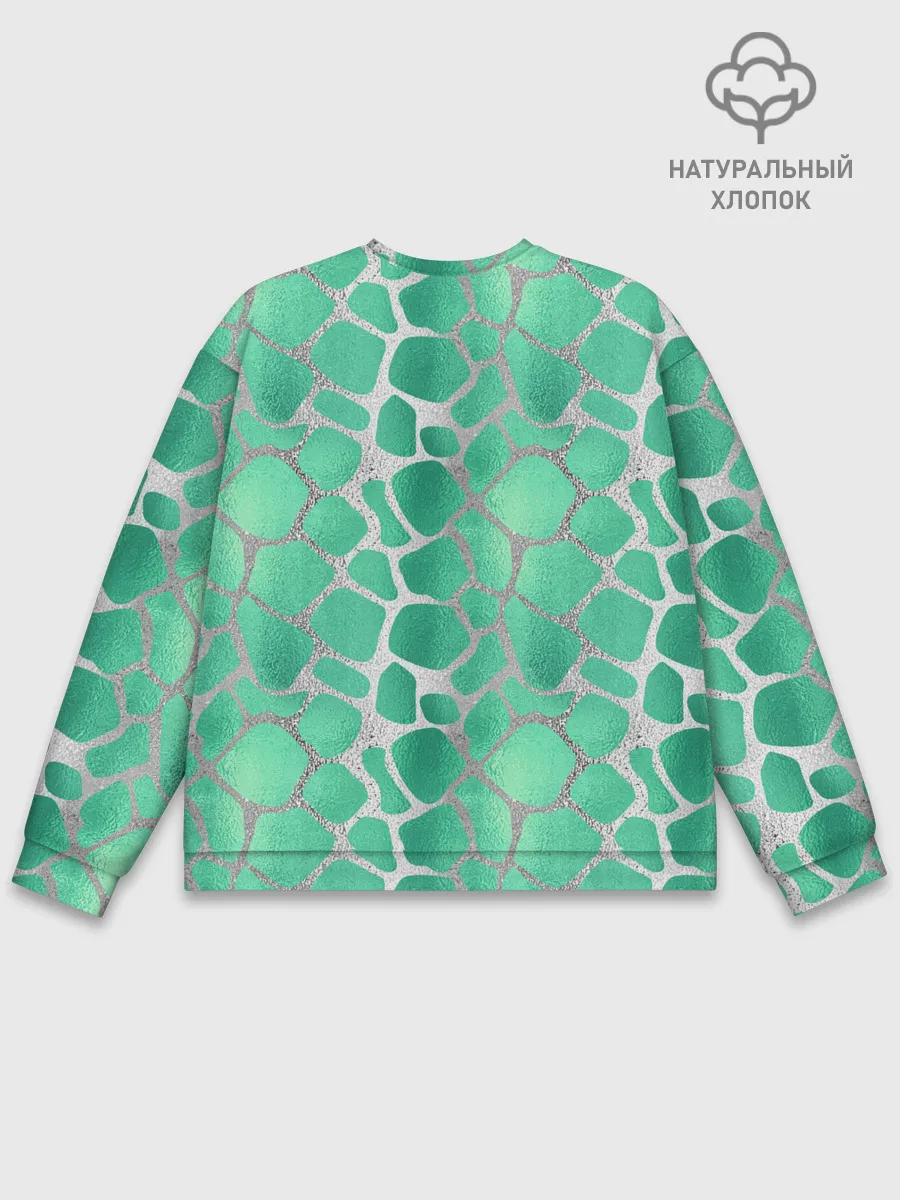 Мужской свитшот базовый / Кобра. Змеиный стиль