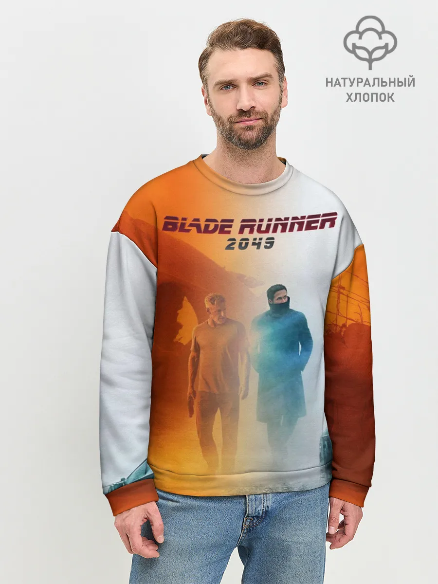 Мужской свитшот базовый / Рик Декард и Кей BR2049