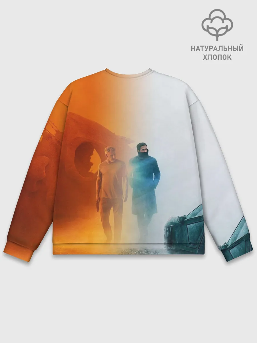 Мужской свитшот базовый / Рик Декард и Кей BR2049