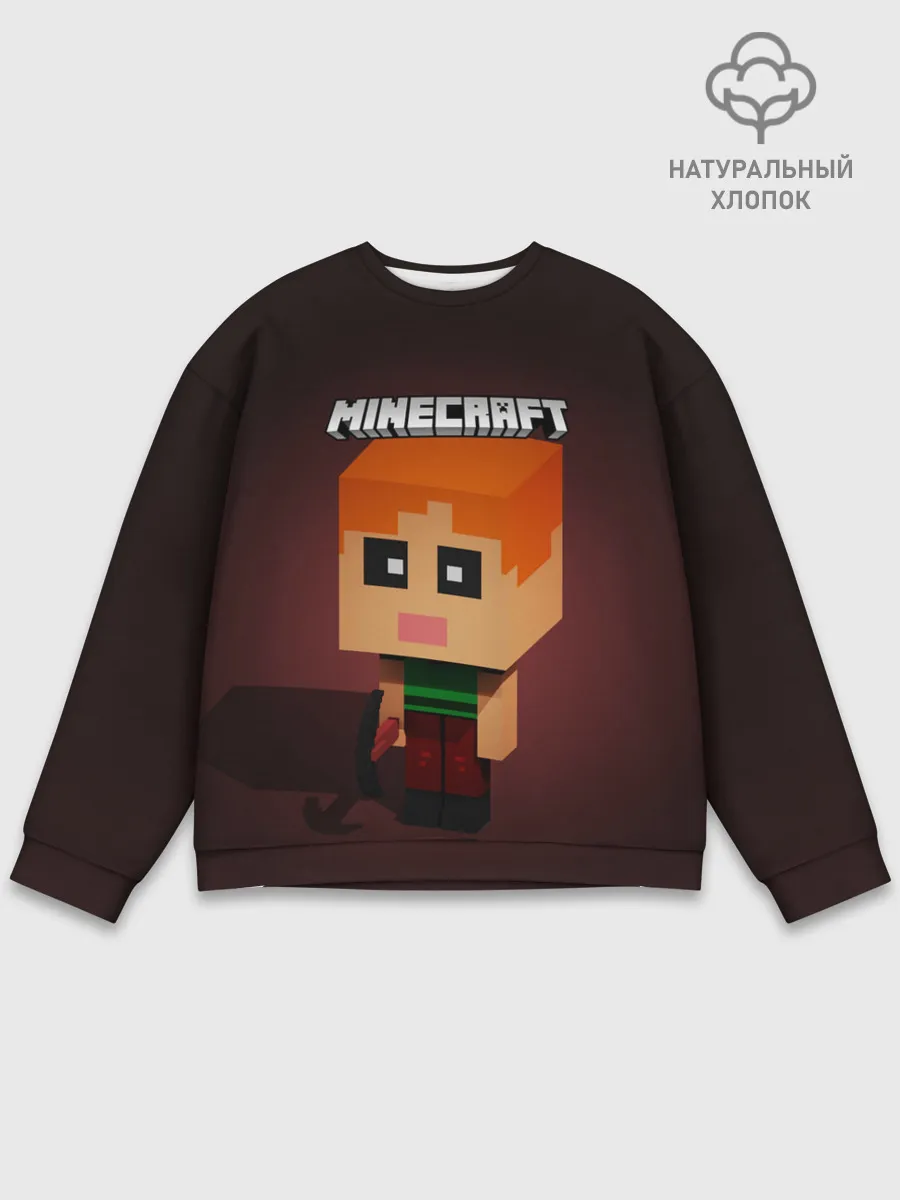 Мужской свитшот базовый / MINECRAFT | МАЙНКРАФТ