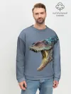 Мужской свитшот базовый / Хищный динозавр | Dino