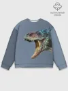 Мужской свитшот базовый / Хищный динозавр | Dino