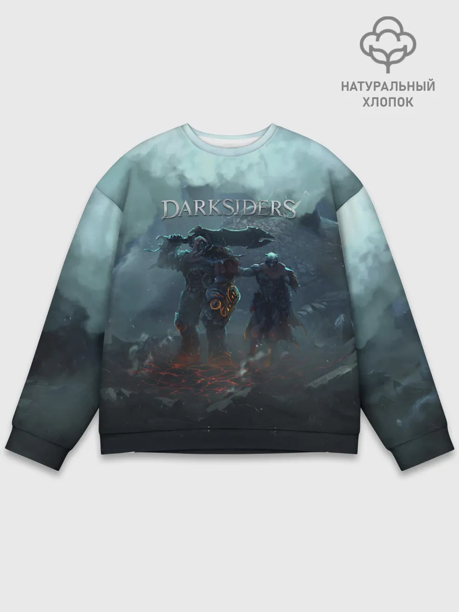 Мужской свитшот базовый / Darksiders | Гнев Войны