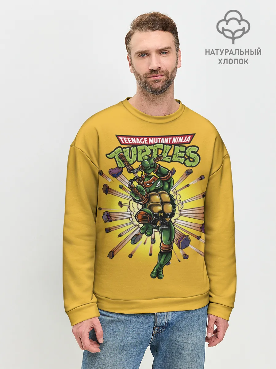 Мужской свитшот базовый / Врыв Микеланджело