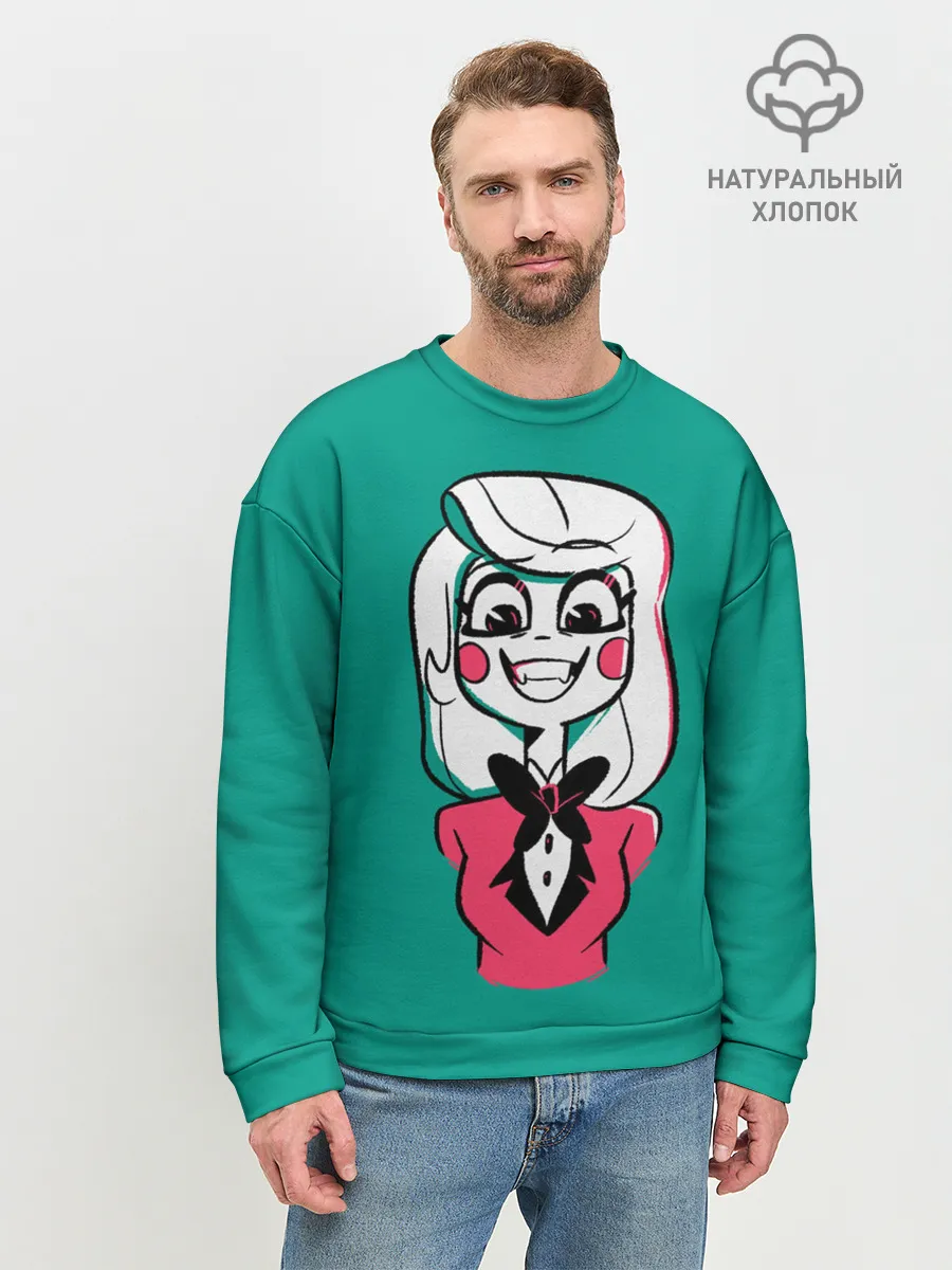 Мужской свитшот базовый / Радостная Чарли