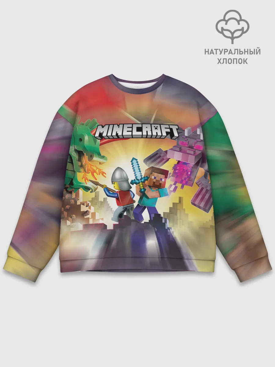 Мужской свитшот базовый / MINECRAFT | МАЙНКРАФТ