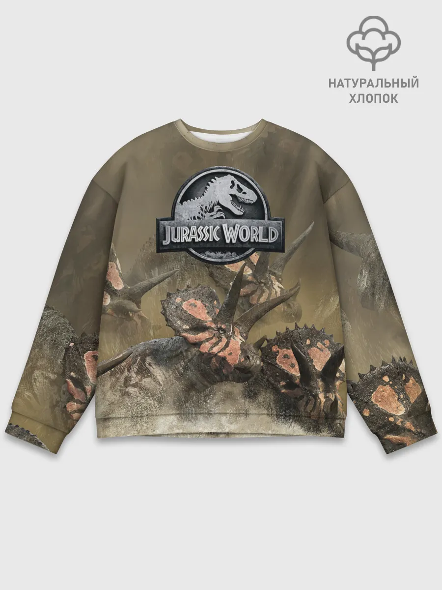 Мужской свитшот базовый / Jurassic World | Мир Юрского Периода