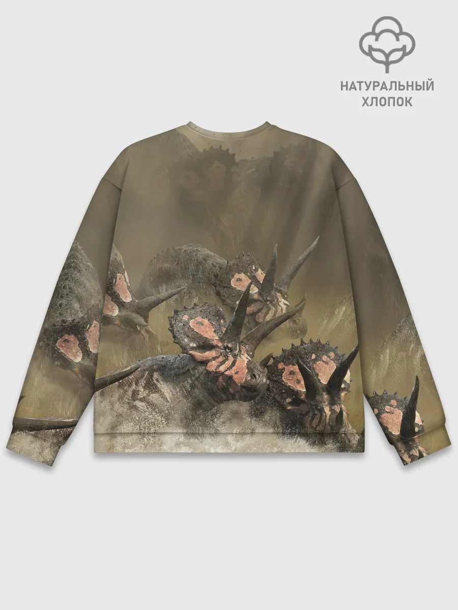 Мужской свитшот базовый / Jurassic World | Мир Юрского Периода