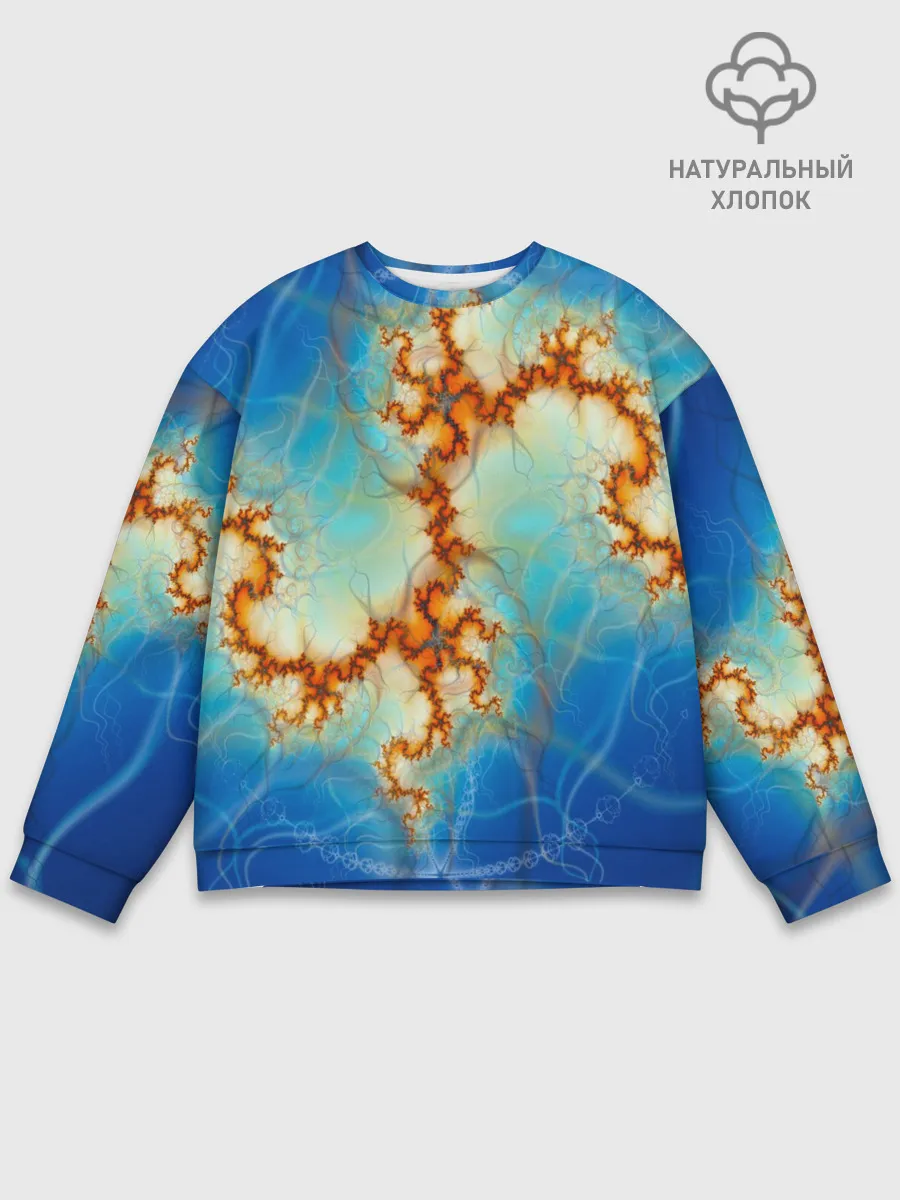 Мужской свитшот базовый / Абстрактное представление