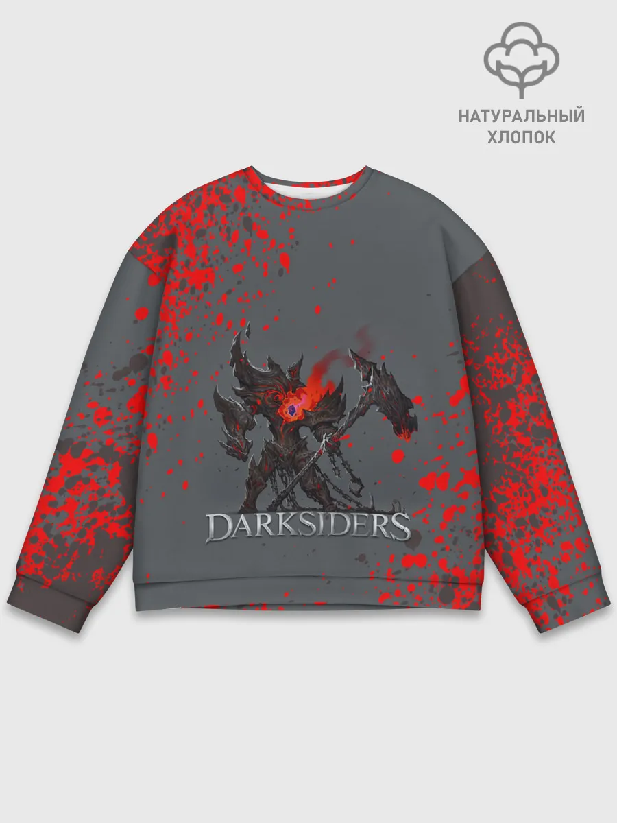 Мужской свитшот базовый / Darksiders | Гнев Войны