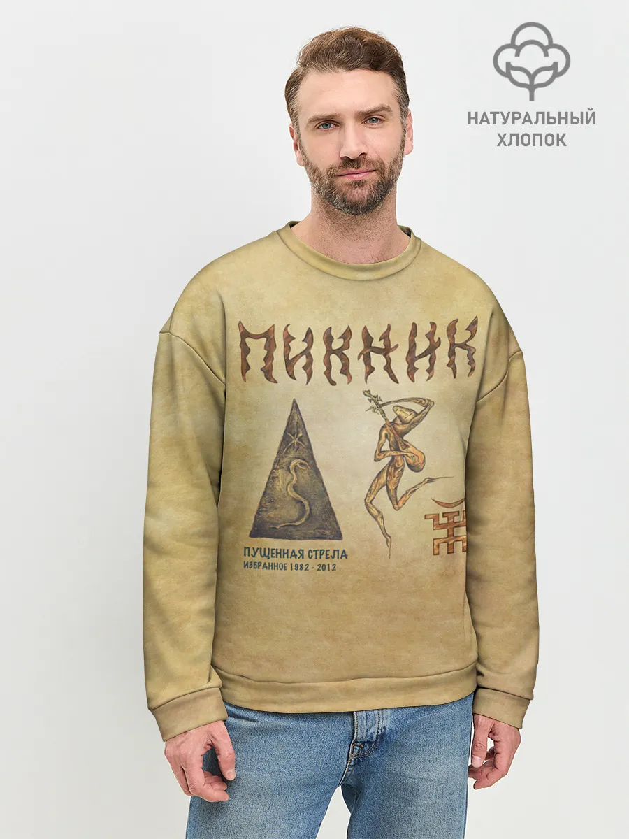 Мужской свитшот базовый / Пущенная стрела - Пикник