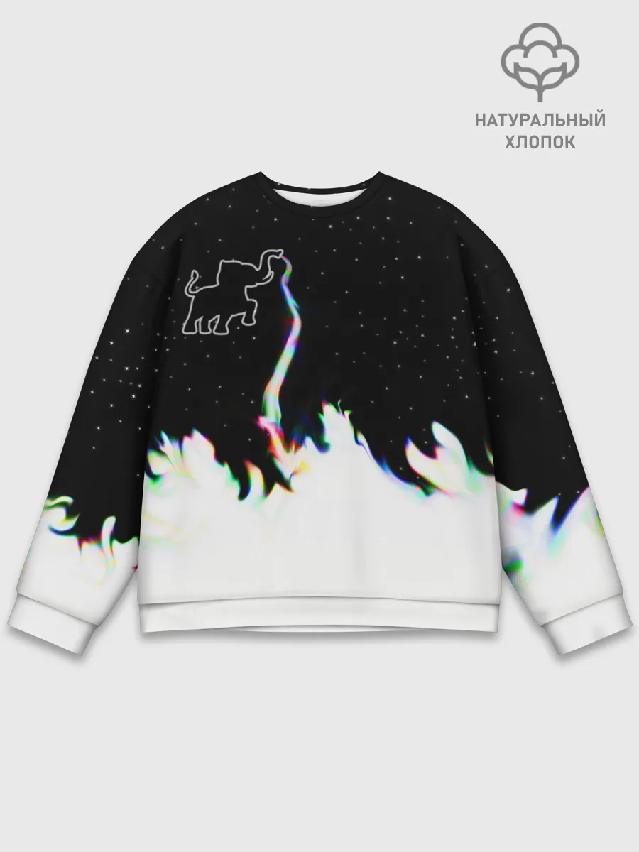 Мужской свитшот базовый / Затерянный в космосе