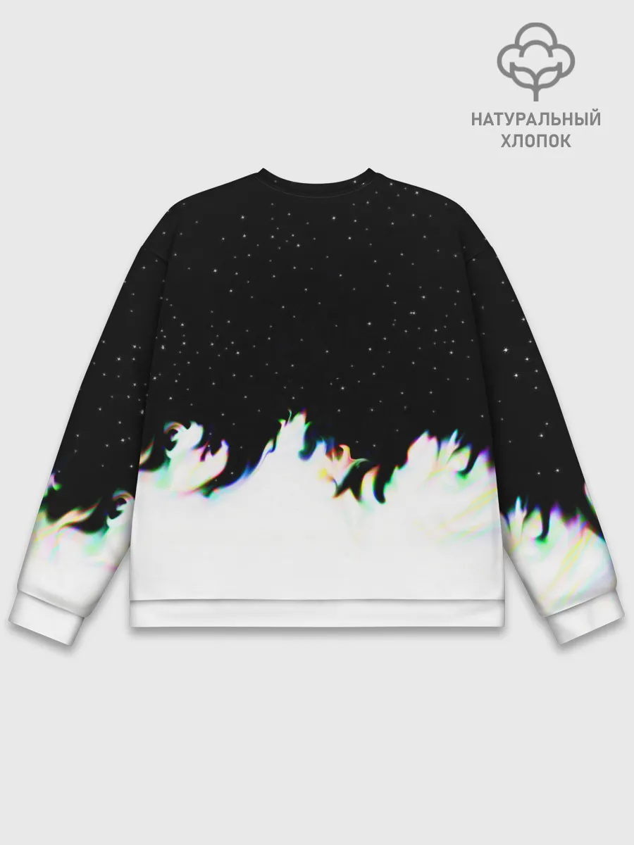 Мужской свитшот базовый / Затерянный в космосе