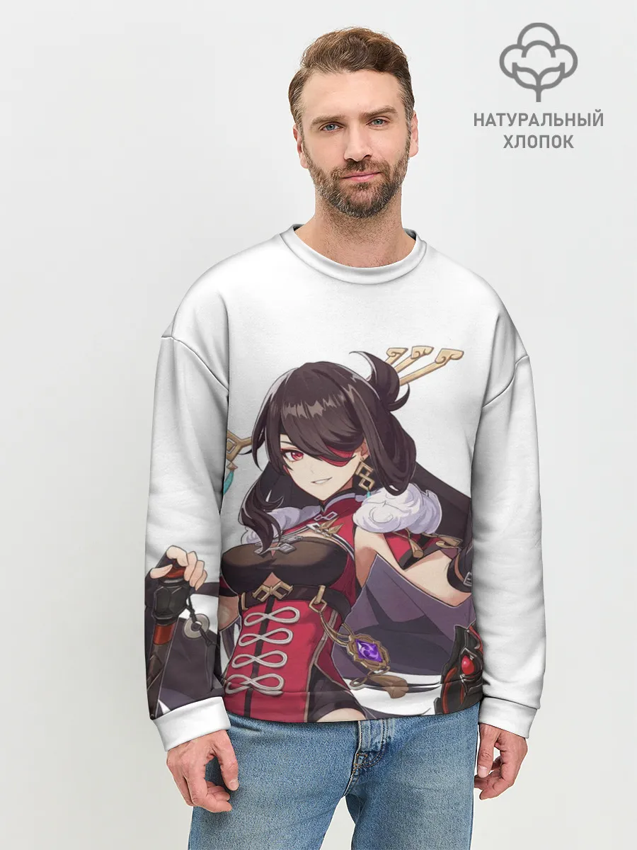 Мужской свитшот базовый / БЕЙ ДОУ | ГЕНШИН