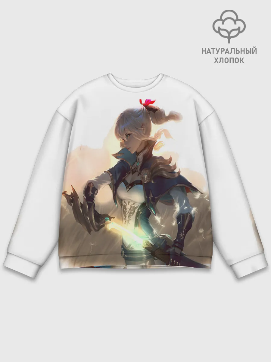 Мужской свитшот базовый / GENSHIN IMPACT ДЕВУШКА
