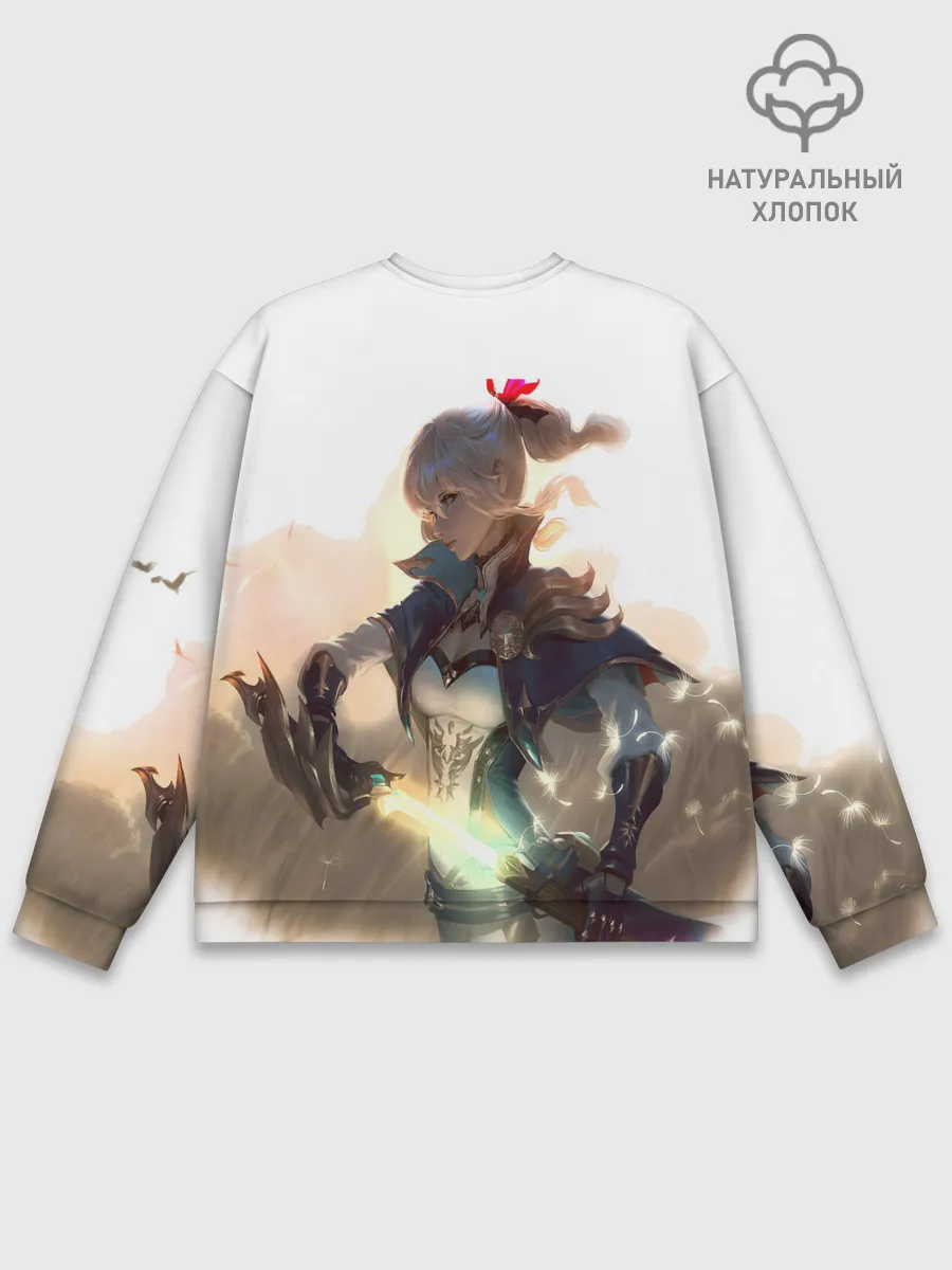 Мужской свитшот базовый / GENSHIN IMPACT ДЕВУШКА