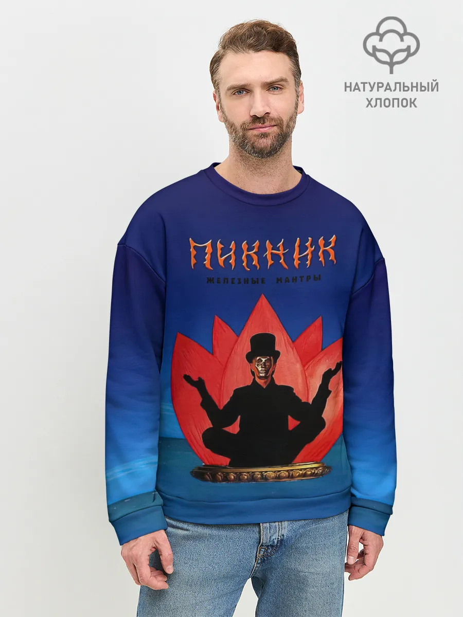 Мужской свитшот базовый / Пикник - железные мантры