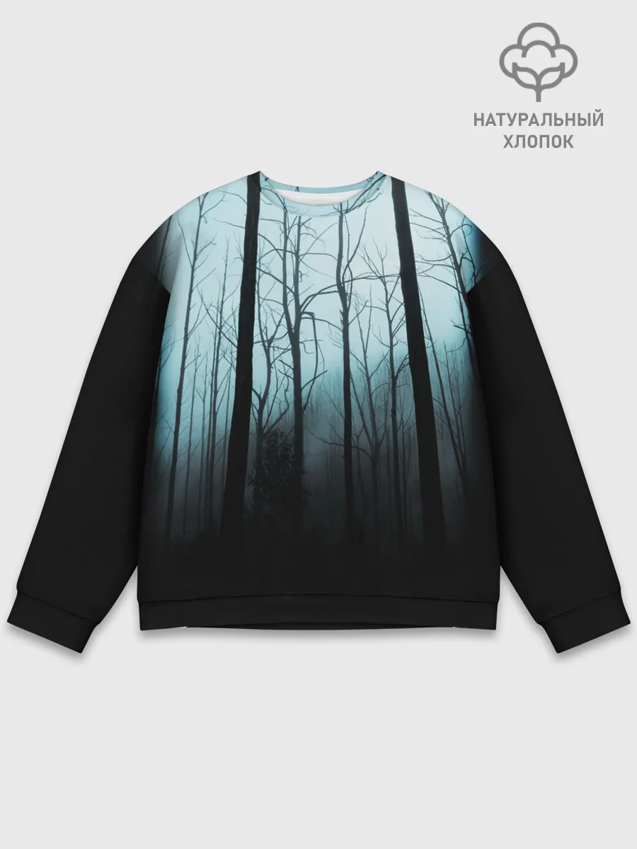 Мужской свитшот базовый / ЖУТКИЙ ЛЕС