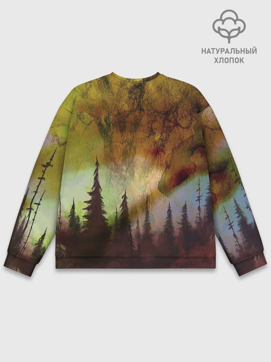 Мужской свитшот базовый / СТРАШНЫЙ ЛЕС
