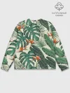 Мужской свитшот базовый / Тропический паттерн