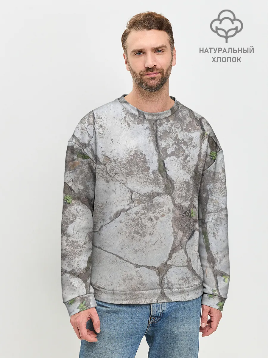 Мужской свитшот базовый / Лунный камень