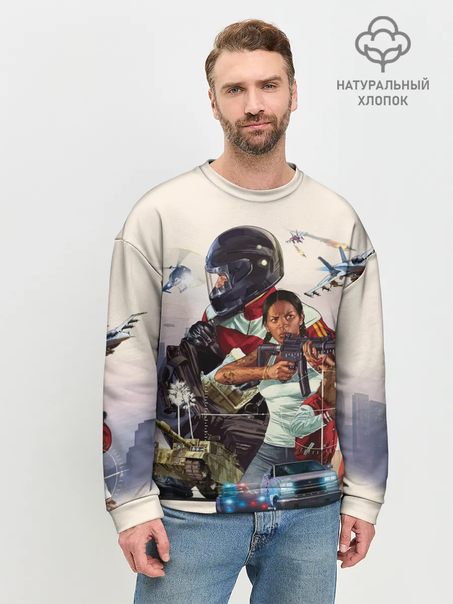 Мужской свитшот базовый / Grand Theft Auto V