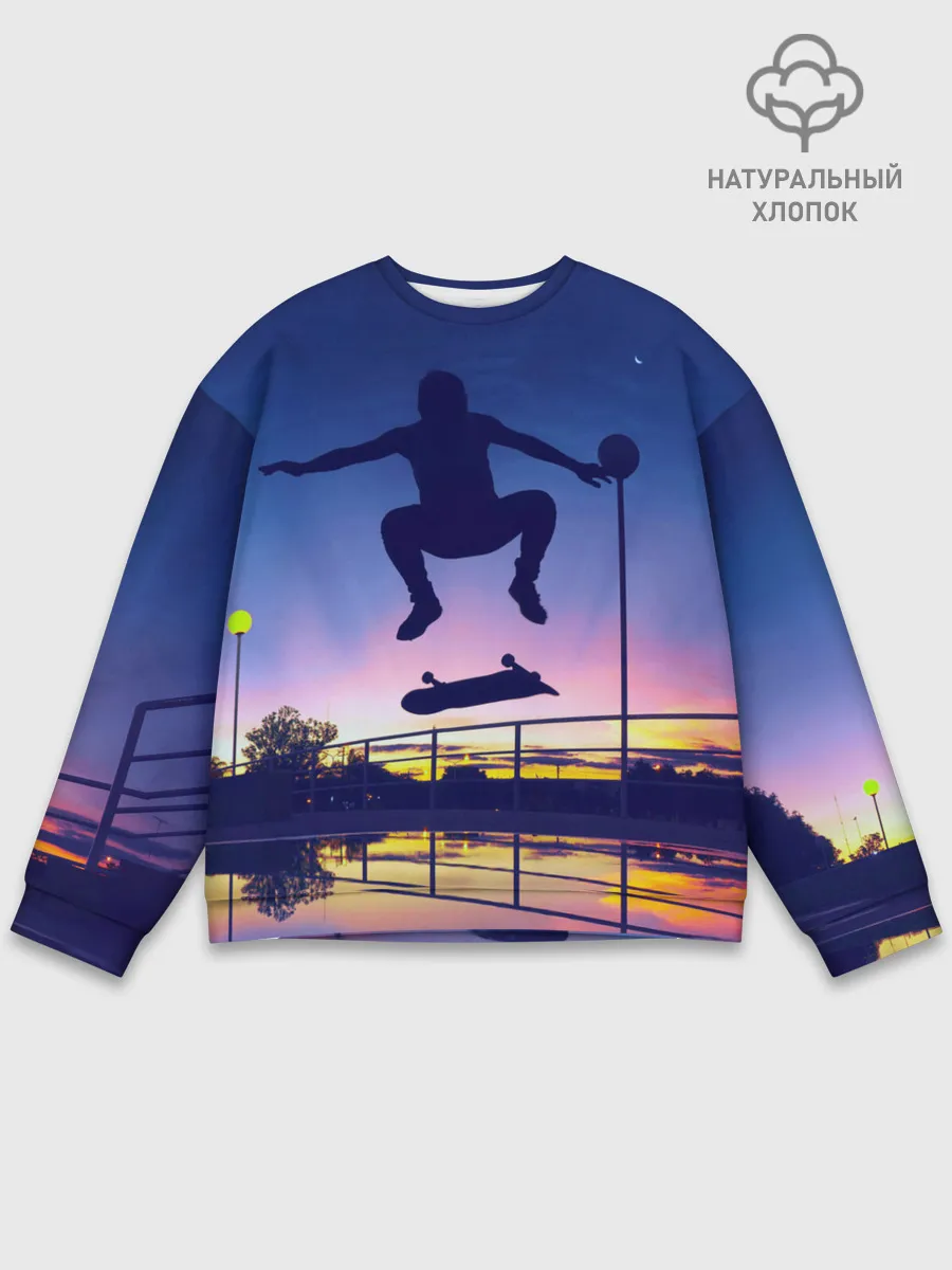 Мужской свитшот базовый / Skateboarding