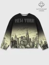 Мужской свитшот базовый / Нью-Йорк