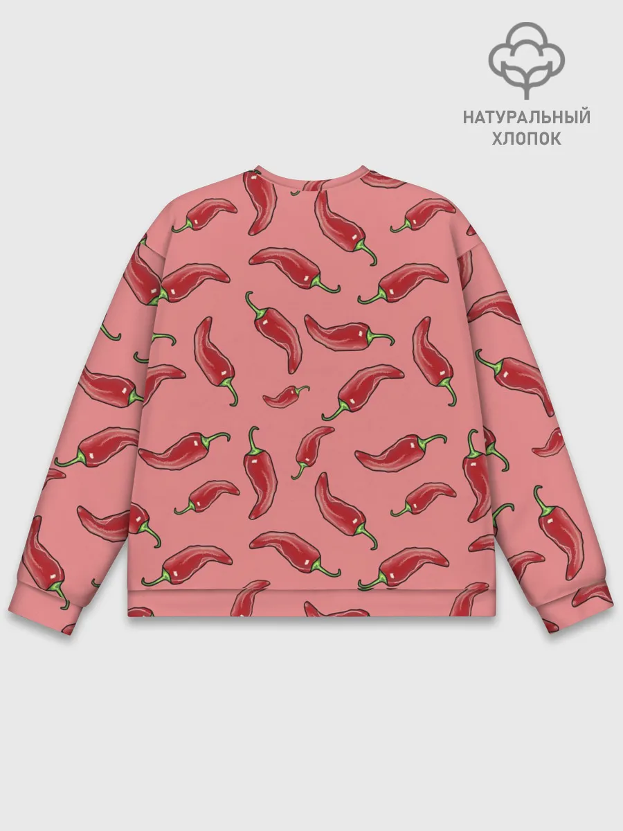 Мужской свитшот базовый / Острый перчик